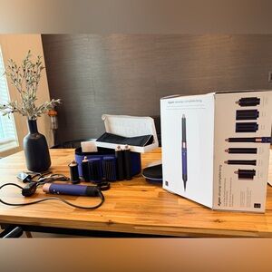 Dyson Airwrap Complete in blue/rose gold